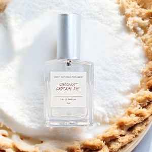 Coconut Cream Pie Perfume- Dessert Scent, 15ml Size, Coconut Perfume, Gift Ideas, Handmade Perfume