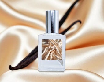 Truly Vanilla Perfume | Gourmand | Vanilla Bean & Bourbon Scent | Perfume Spray | Handmade | Gift For Her