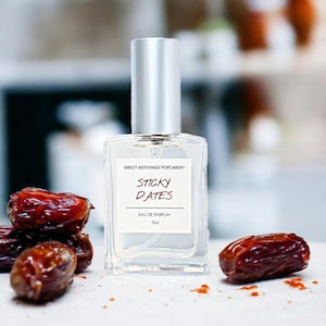 Sweet Dates Perfume- Dates Scent, 15ml Size, Hair and Body Perfume, Sweet Perfume, Gift Idea, Handmade Perfume
