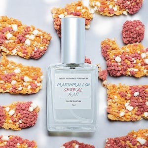 Marshmallow Cereal Bar Perfume: Sweet Gourmand Scent, Handmade