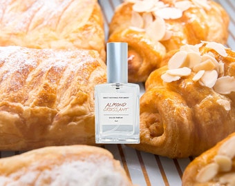 Almond Croissant Perfume Spray- Gourmand Perfume, Foodie Perfume, Bread Perfume, Croissant Perfume, Gift Ideas, Handmade Perfume