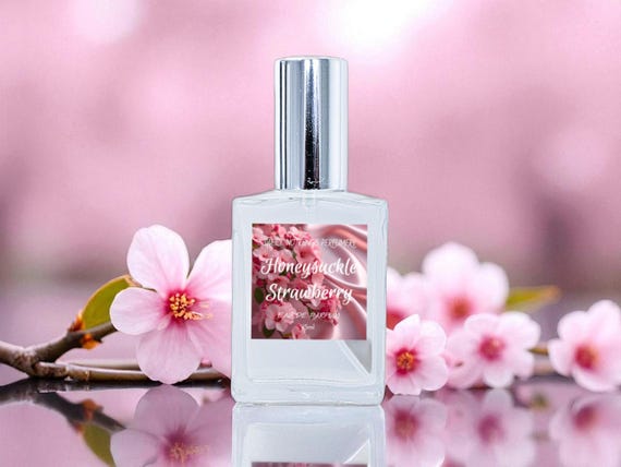 Honeysuckle Strawberry Perfume | Fruity Floral | Sweet Scent | Perfume Spray | Gift For Her