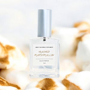 Toasted Marshmallow Perfume- Sweet Scent, 15ml Size, Marshmallow Perfume, Gourmand Perfume, Gift Ideas, Handmade Perfume