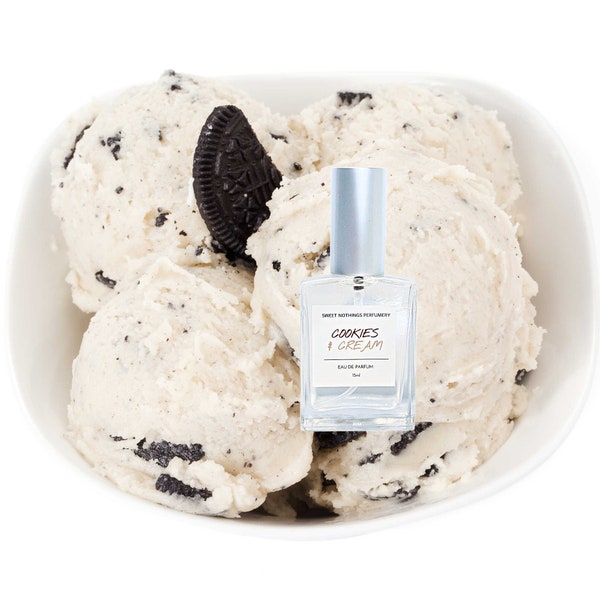 Cookies & Cream Perfume Spray- Sweet Perfume, Gourmand Perfume, Cookie Perfume, Gift Ideas, Handmade Perfume