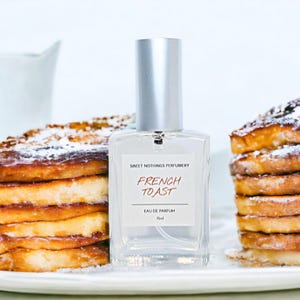 French Toast Perfume- Gourmand Breakfast Scent, Sweet Fragrance, Handmade, 15ml Size