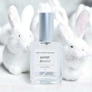 White Bunny Perfume | Gourmand | Milk Candy Scent | Perfume Spray | 15ml Size | Gift For Her