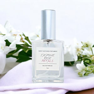 Jasmine Rose Petals Perfume- Floral Perfume, 15ml Size, Jasmine Perfume, Gift Ideas, Handmade Perfume