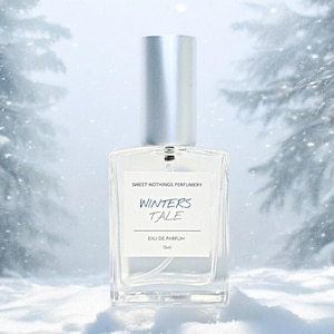 Winters Tale Perfume Spray: Handmade Woodsy Mint Scent (15ml)