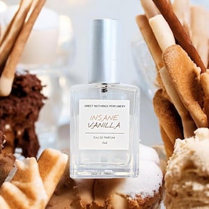 Insane Vanilla Perfume Spray- Pheromone Perfume, 15ml Size, Gourmand Perfume, Vanilla Perfume, Hair Perfume, Gift Ideas, Handmade