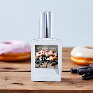 Black Licorice & Donuts Perfume | Pheromones Option | Bakery | Sweet Scent | Handmade | Gifts