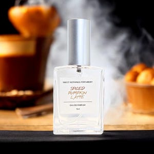 Spiced Pumpkin Latte Perfume- Coffee Perfume, 15ml Size, Gourmand Perfume, Pumpkin Perfume, Gift Ideas, Handmade Perfume