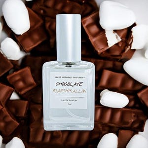 Chocolate Marshmallow Perfume: Gourmand Sweet Scent, Handmade