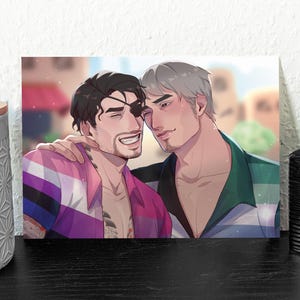 Yakuza Like A Dragon - Kiryu & Majima A5 Art Print