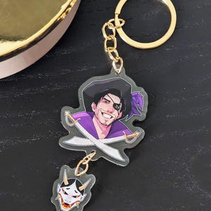 Yakuza Like A Dragon - Pirate Majima Acrylic Keychain