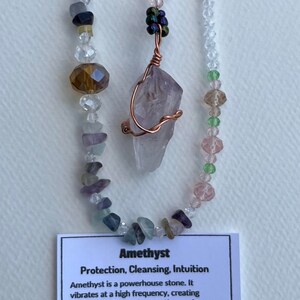 Amethyst Suncatcher Gift for Love Gift for Peace Gift for Self Care Amethyst Gemstone Suncatcher Window Art Gift for Her Birthday Gift
