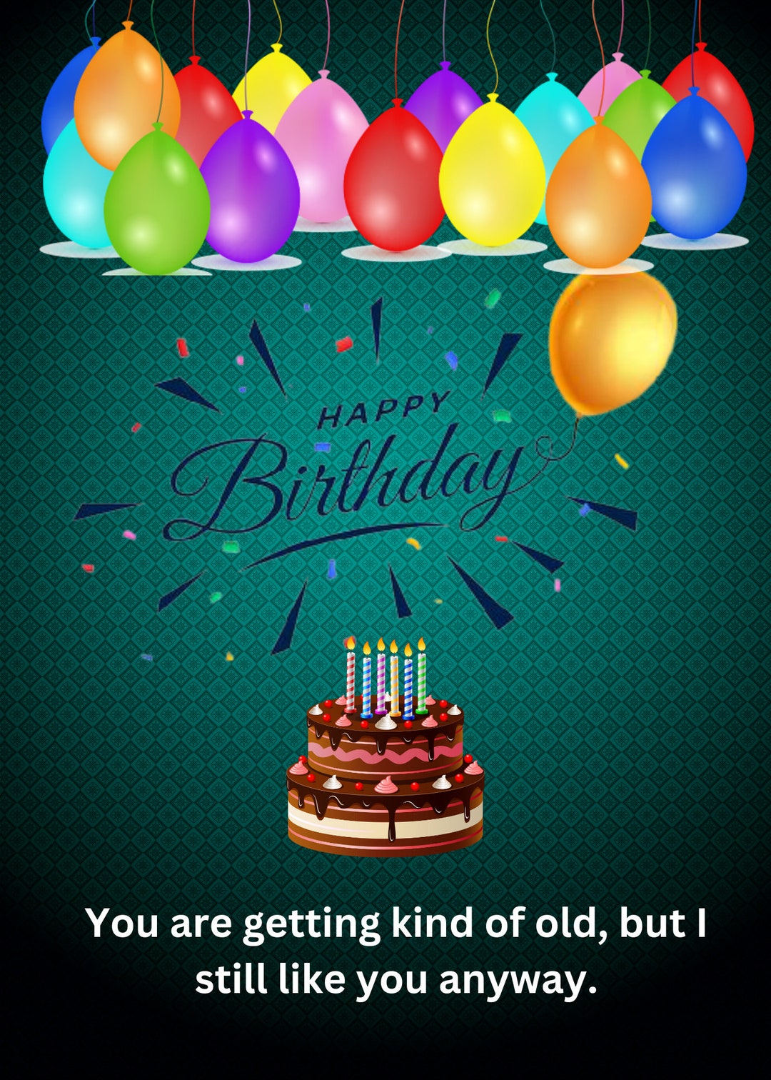 Printable Birthday Card Greeting for Birthday Printable - Etsy