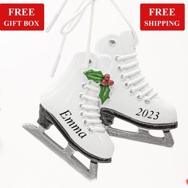 Custom Ice Skating Ornament Etsy