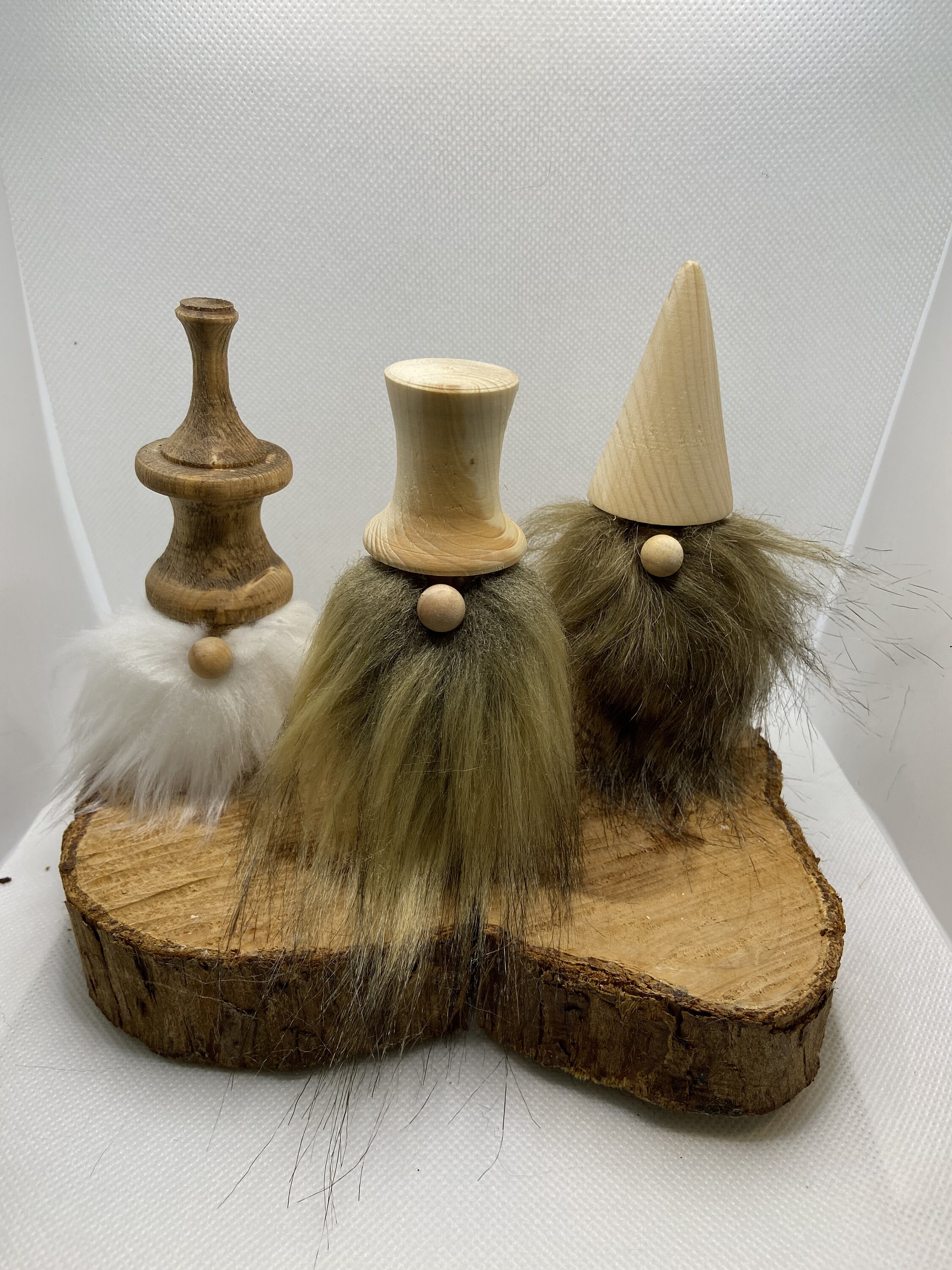 Wood Turned Gnomes group C Etsy
