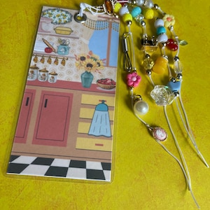Vintage Inspired Junk Journal Charm/Bookmark
