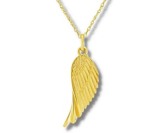 Golden Angel Wing Necklace