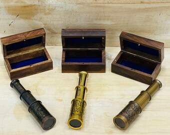 アンティーク ビクトリア朝 望遠鏡 アンティーク 20 インチ 手持ち式