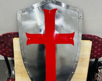 Medieval Armor Knight Templar Crusader Shield