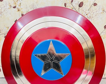 Handmade Metal Captain America Shield: Avengers Movie Prop