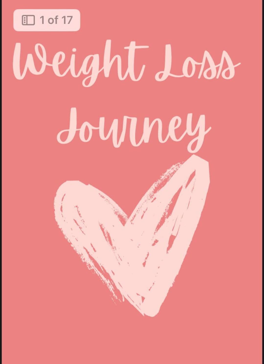 Weight Loss Journey Planner Printable Etsy