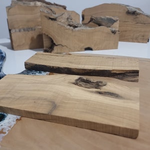Olive Wood Blanks - Perfect for Resin Projects, Coasters, and Jewelry makers Woodcraft, Resin Art - Complite RAW - Gift For Him