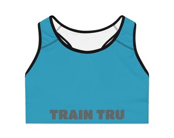 TRAIN TRU Women's Sports Bra (AOP)