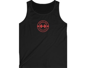 TRAIN TRU Logo Muscle Tank Top, Summer, Workout, Training