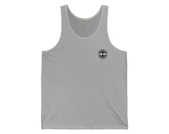 Unisex Jersey Tank, summer, workout, training, athletic, fitness, muscle, TRAIN TRU