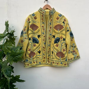Waffle pattern tnt suzani jacket
