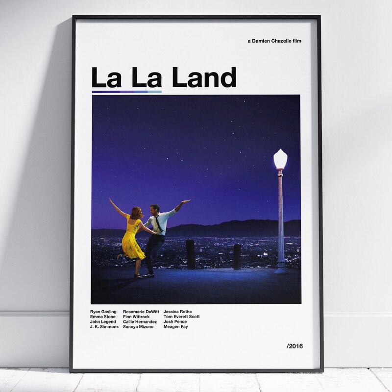 La La Land Poster Etsy France La La Land Poster Etsy France