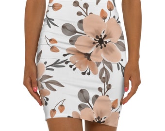 Women's clothing, women's apparel, office apparel, pencil skirt, Floral skirts, business attire