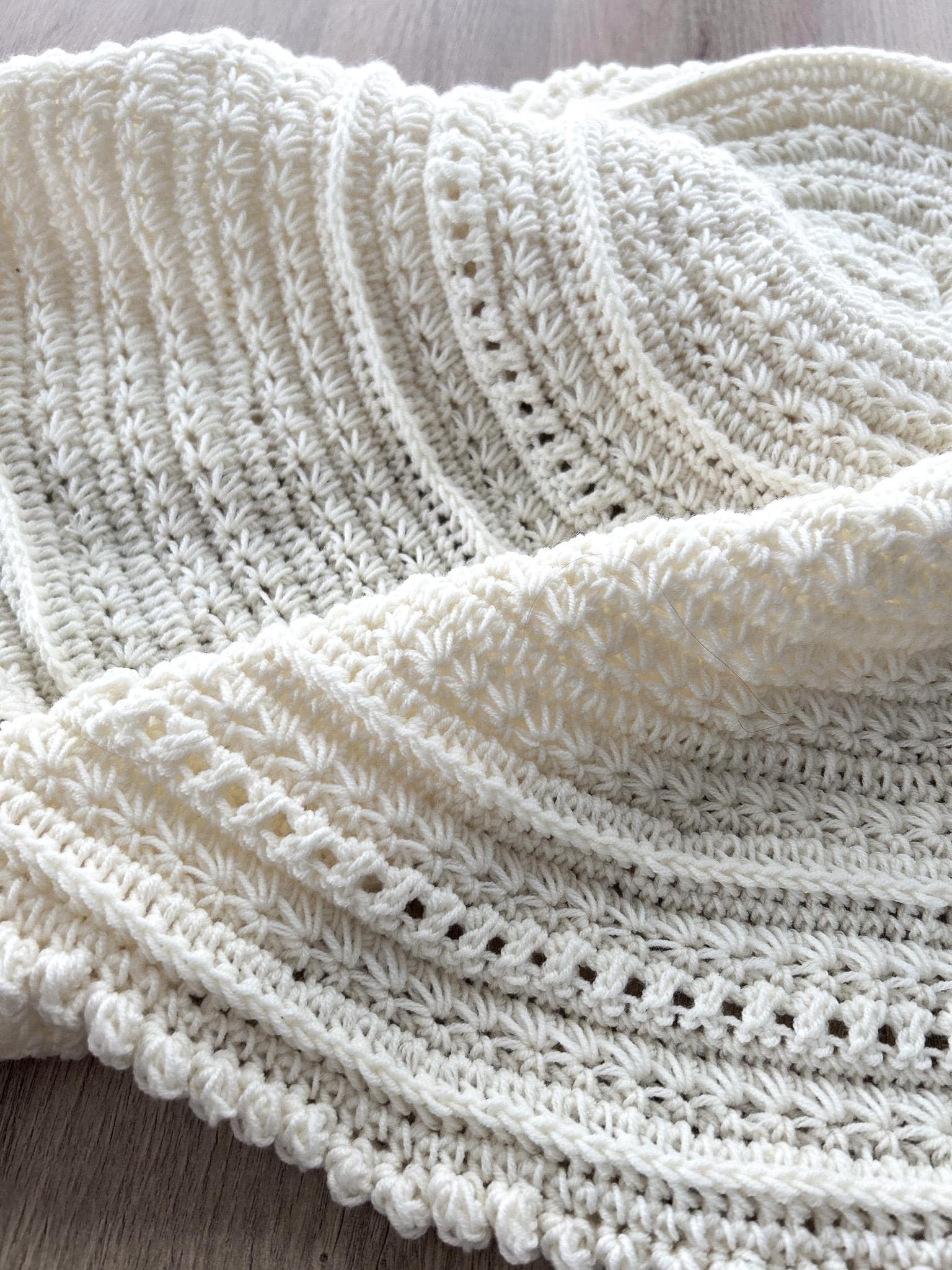 Crochet Baby Blanket Pattern PDF Round Baby Blanket DIY Stroller Blanket Handmade Baby Gift Digital Crochet Pattern (English Only)