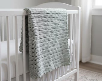 Easy Crochet Pattern – Baby Blanket with Star Stitch Handmade Gift Afghan & Stroller Blanket Beginner-Friendly (English Only)