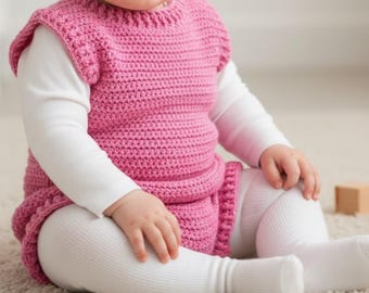 Easy Crochet Pattern Baby Romper for Boys and Girls Easy Crochet Pattern Baby Clothes Handmade Gift for Baby (English only)