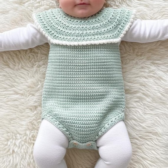 Crochet Pattern Baby Romper Crochet Pattern Baby Clothes handmade gift for baby for Boys and Girls (English only)
