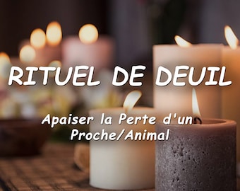 Rituel de Deuil - Apaiser la Perte d'un Proche/Animal | Sort de Réconfort - Soutien Spirituel et Paix Intérieure