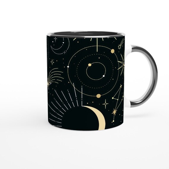 Moon and Stars Mug - Etsy