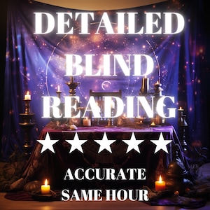 Detailliertes Blind Reading - Genau - Gleiche Stunde - Gleicher Tag - Enthüllende Geheimnisse: Erhalte klare Einsichten mit detaillierten Blind Readings zur Befähigung.