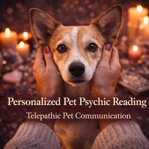 Personalized Pet Psychic Reading: Telepathic Pet Communication.