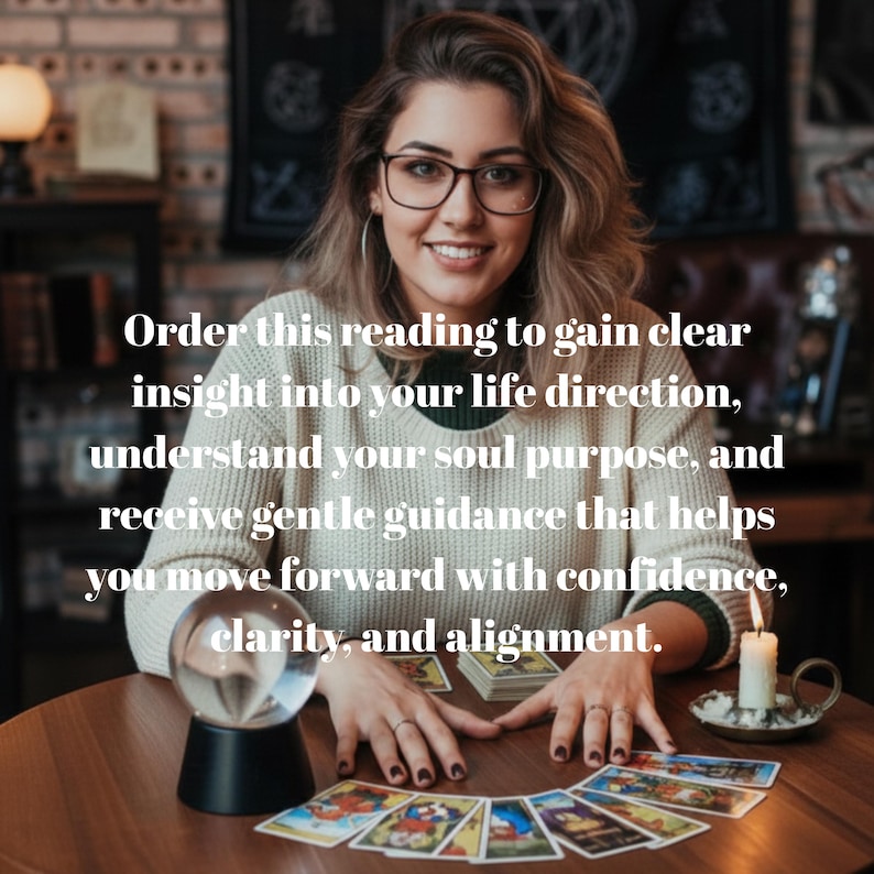Personal Life Path Reading – Same Hour - Discover Your Soul Purpose, Direction, and Spiritual Guidance for Clarity and Personal Growth.
