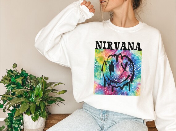 Oversized nirvana sweatshirt new arrivals