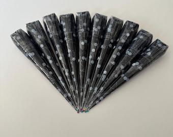 Selmade Natural Jagua Henna Tattoo Ink Cones