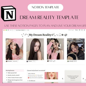 Create Your Dream Reality - Notion Template