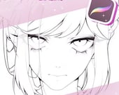 Procreate Lineart Brush (Lineart Brush For Manga/Anime Art): Procreate Brushes, Procreate Lineart Brushes, Procreate Art, Digital Sketch