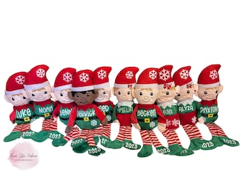 Personalized Christmas Elves/Christmas Elf/Plush Christmas Elf/Elves/Stocking Stuffers/