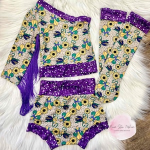 Baby Girl MARDI Gras Outfit/Fringed Crop Top/Bummies/Sock Set/Mardi Gras Socks/Mardi Gras Crop Top/First Mardi Gras/Mardi Gras Parade Outfit